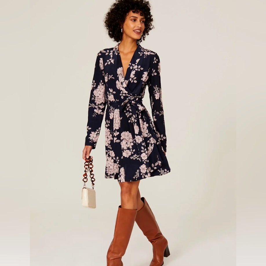 Marissa Webb Floral Wrap Dress Size 10